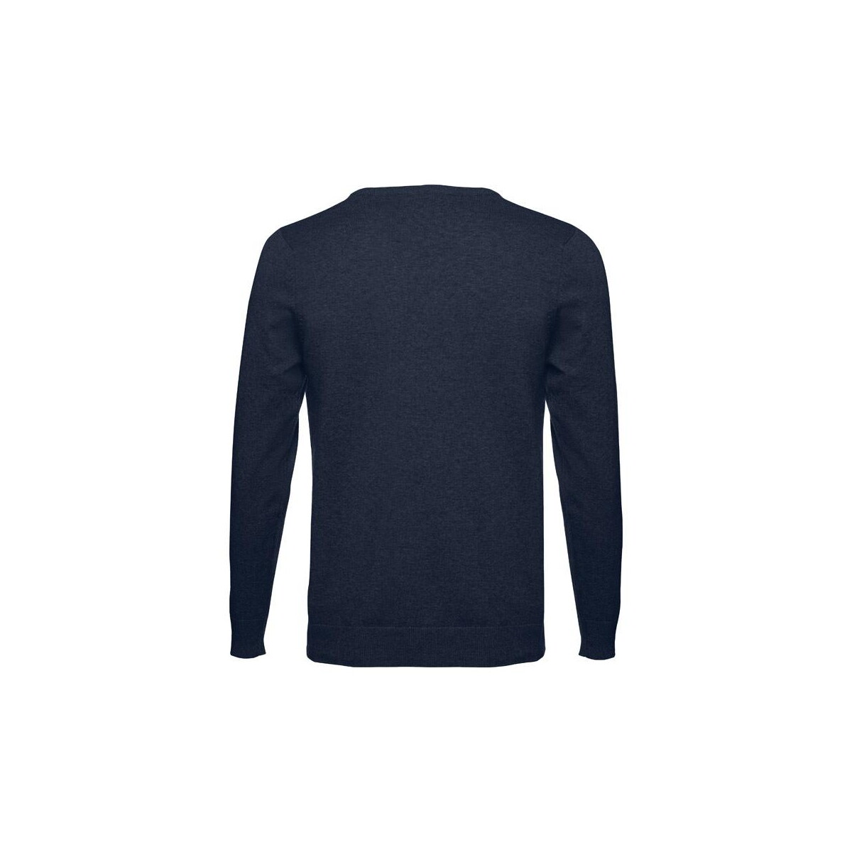 Swetry z logo – thc milan. męski sweter v-neck z bawełny i poliamidu 30149_134-b THC MILAN. Męski sweter V-neck z bawełny i poliamidu 30149_134-b