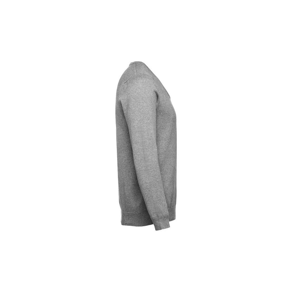 Swetry z logo – thc milan. męski sweter v-neck z bawełny i poliamidu 30149_193-c THC MILAN. Męski sweter V-neck z bawełny i poliamidu 30149_193-c