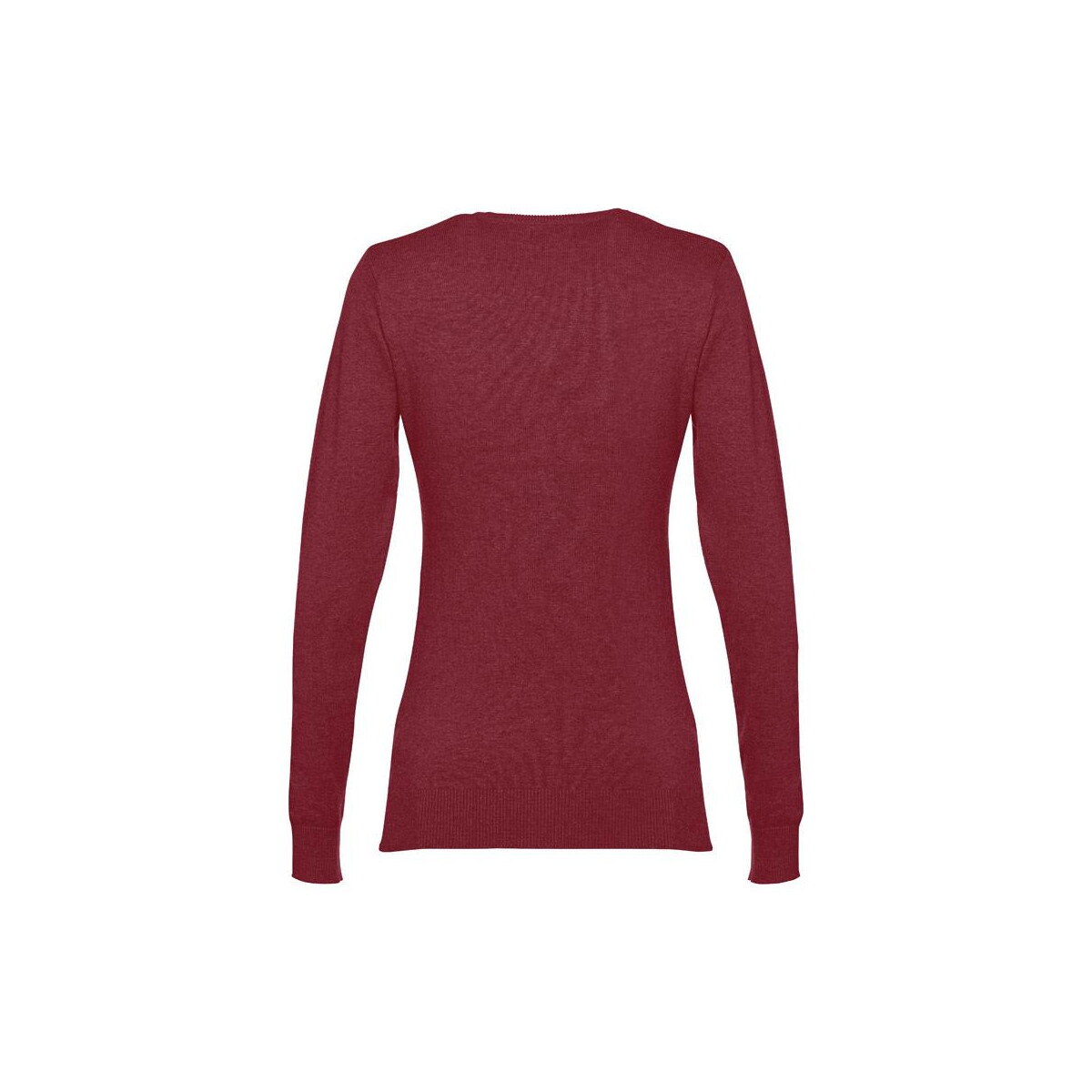 Swetry z logo – thc milan women. damski sweter z dekoltem v-neck z bawełny i poliamidu 30150_115-b THC MILAN WOMEN. Damski sweter z dekoltem V-neck z bawełny i poliamidu 30150_115-b