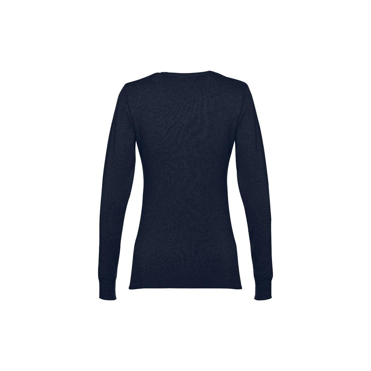 Swetry z logo – thc milan women. damski sweter z dekoltem v-neck z bawełny i poliamidu 30150_134-b THC MILAN WOMEN. Damski sweter z dekoltem V-neck z bawełny i poliamidu 30150_134-b