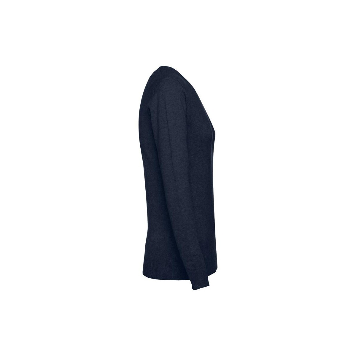Swetry z logo – thc milan women. damski sweter z dekoltem v-neck z bawełny i poliamidu 30150_134-c THC MILAN WOMEN. Damski sweter z dekoltem V-neck z bawełny i poliamidu 30150_134-c