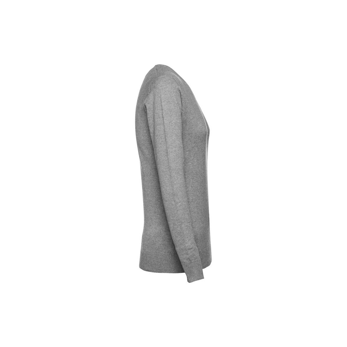Swetry z logo – thc milan women. damski sweter z dekoltem v-neck z bawełny i poliamidu 30150_193-c THC MILAN WOMEN. Damski sweter z dekoltem V-neck z bawełny i poliamidu 30150_193-c