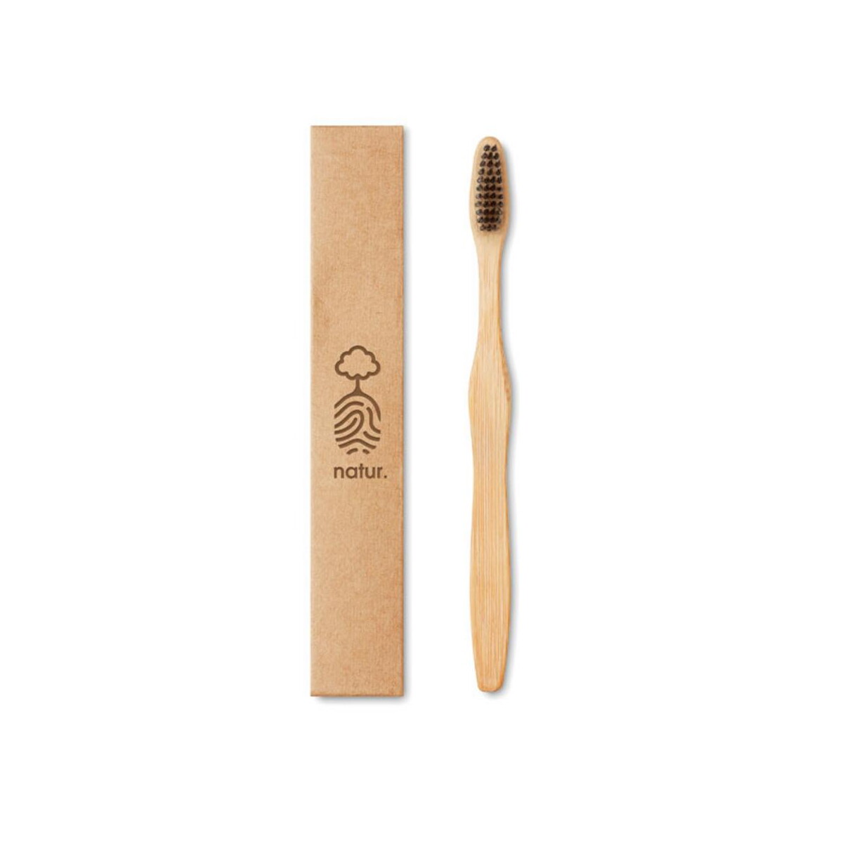 Szczoteczki do zębów z logo – bambusowa szczoteczka do zębów dentobrush mo9877-03-print Bambusowa szczoteczka do zębów DENTOBRUSH mo9877-03-print