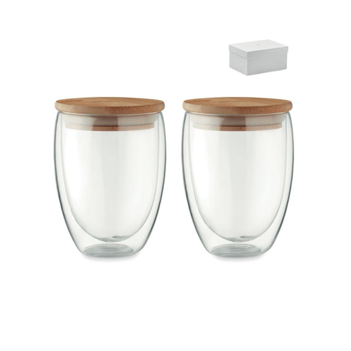 Szklanki z logo – 2 szklanki 350 ml w pudełku tirana set mo6739-22 2 szklanki 350 ml w pudełku TIRANA SET mo6739-22