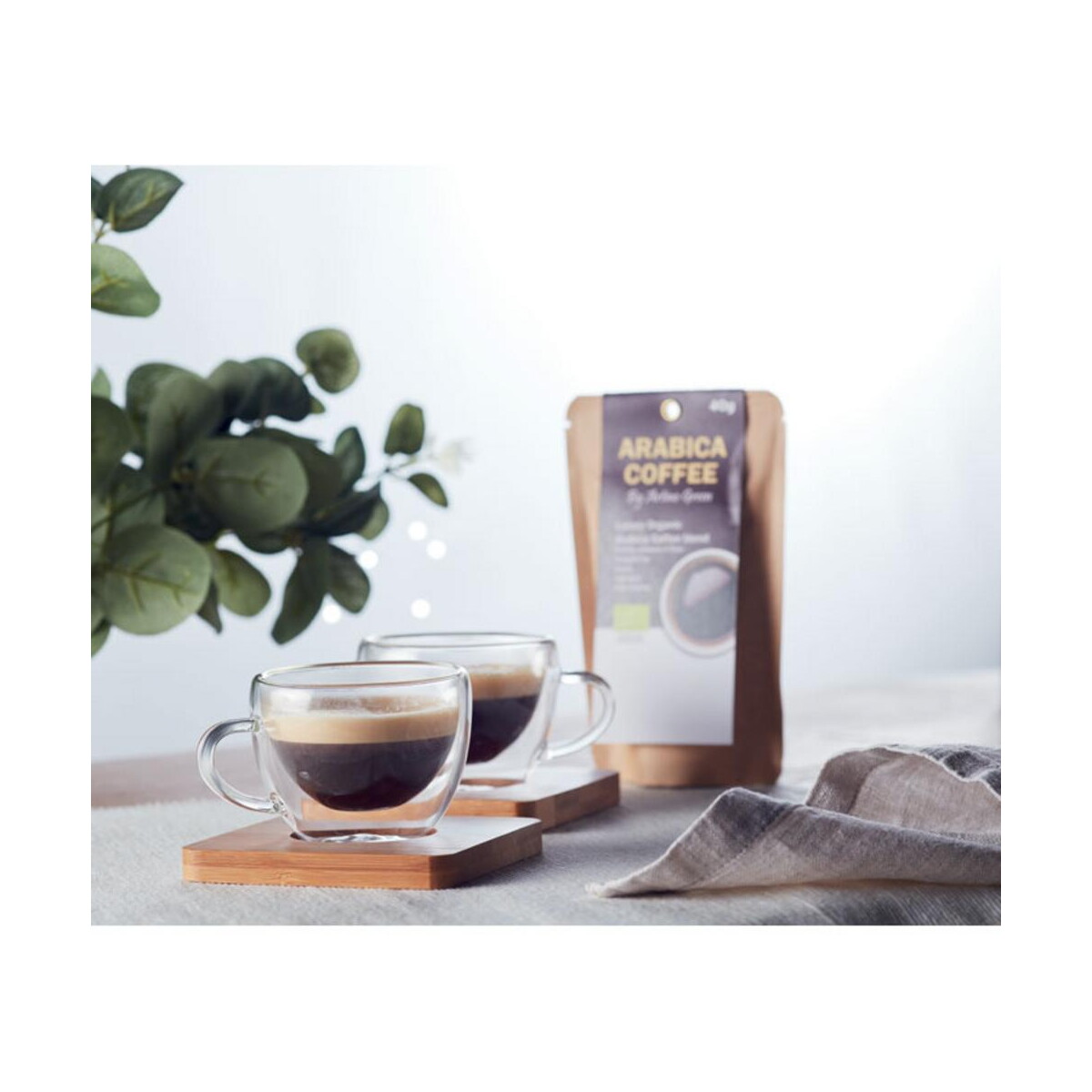 Szklanki z logo – zestaw 2 szklanek do espresso belize mo9709-22-ambiant Zestaw 2 szklanek do espresso BELIZE mo9709-22-ambiant
