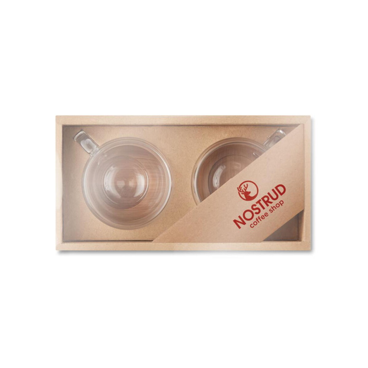 Szklanki z logo – zestaw 2 szklanek do espresso belize mo9709-22-print Zestaw 2 szklanek do espresso BELIZE mo9709-22-print