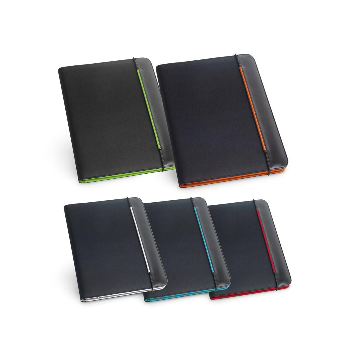 FITZGERALD. Teczka A4 z PU i 800D z blokiem strony w linie 92040_set