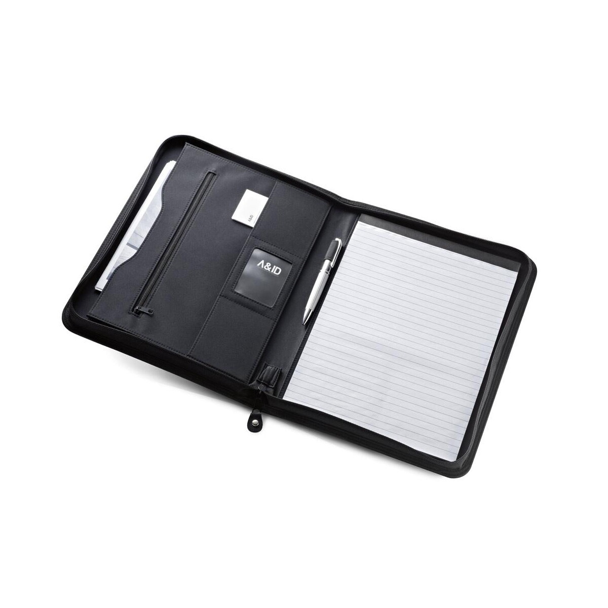 Teczki z logo – paszo. teczka a4 z pu i mikrofibry z blokiem strony w linie 92044_103-c PASZO. Teczka A4 z PU i mikrofibry z blokiem strony w linie 92044_103-c