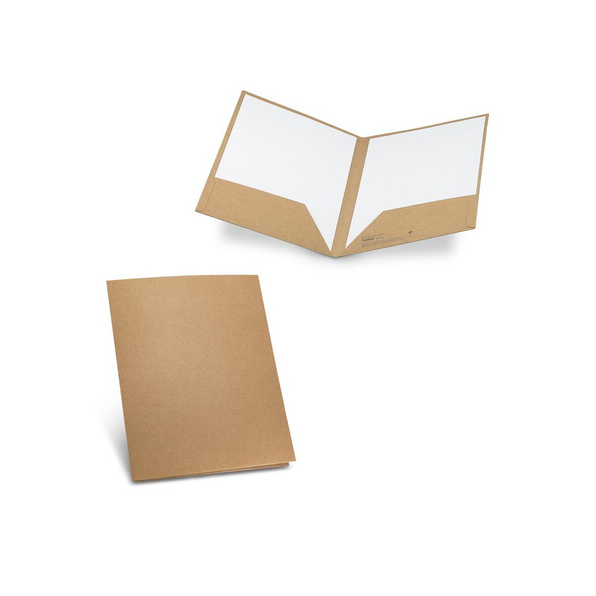 PUZO. Teczka na dokumenty A4 wykonana z 100% z papieru z recyklingu (400 g/m²) 93463_set
