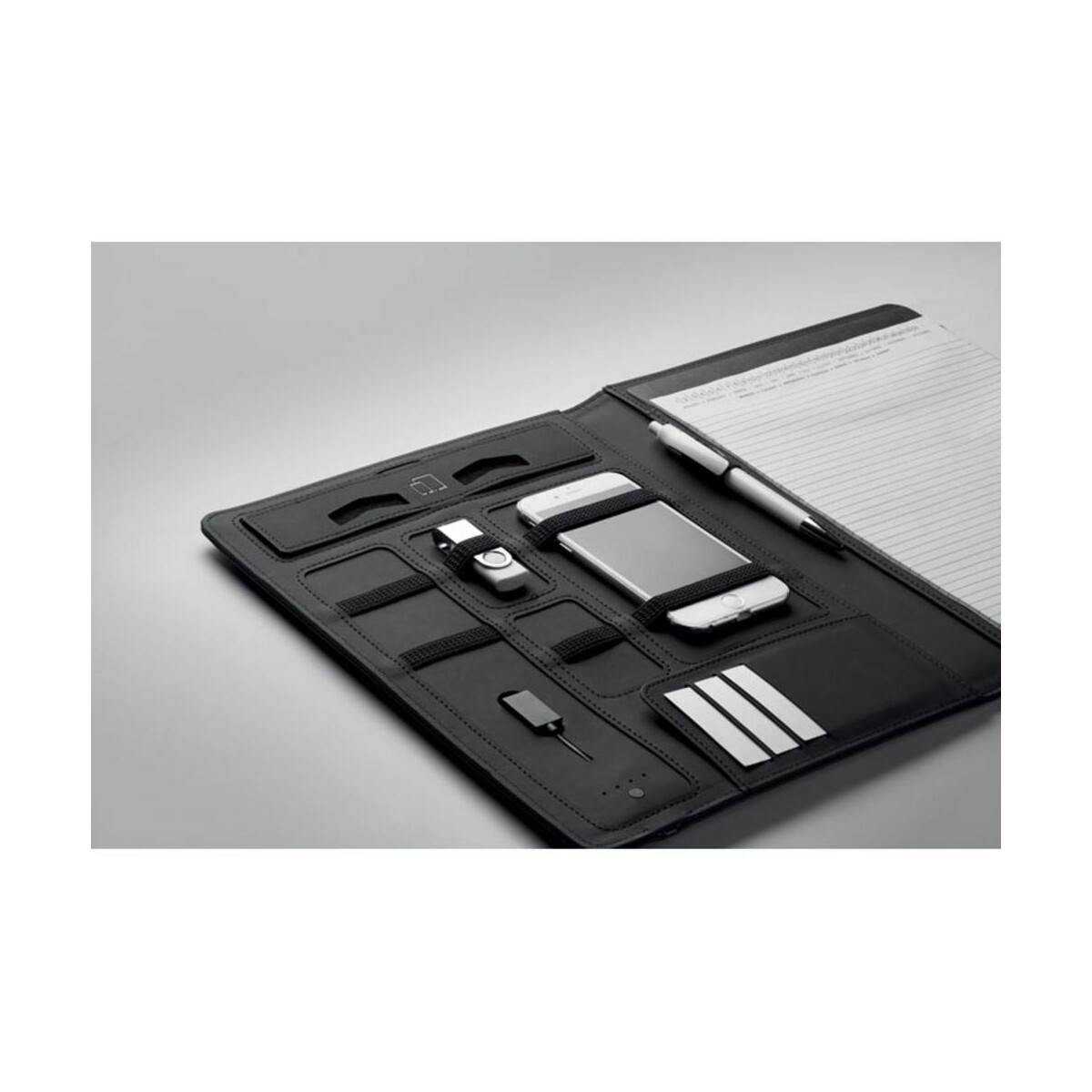 Teczki z logo – teczka a4 z ładowarką smartfolder mo9401-03-detail Teczka A4 z ładowarką SMARTFOLDER mo9401-03-detail