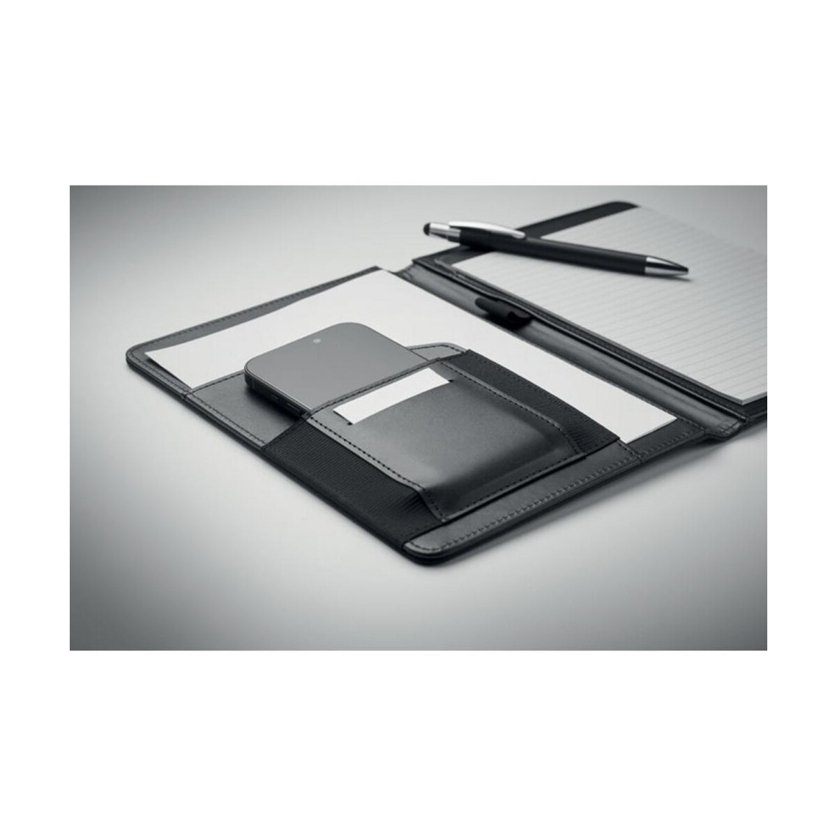 Teczki z logo – teczka a5 300d rpet folio mo2569-03-detail Teczka A5 300D RPET FOLIO mo2569-03-detail