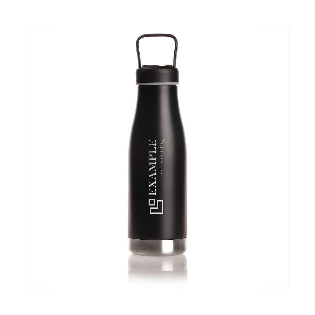 Termosy z logo – butelka termiczna 500 ml mauro conti, pojemnik w zakrętce | noah V0849-03_ILG01 Butelka termiczna 500 ml Mauro Conti, pojemnik w zakrętce | Noah V0849-03_ILG01