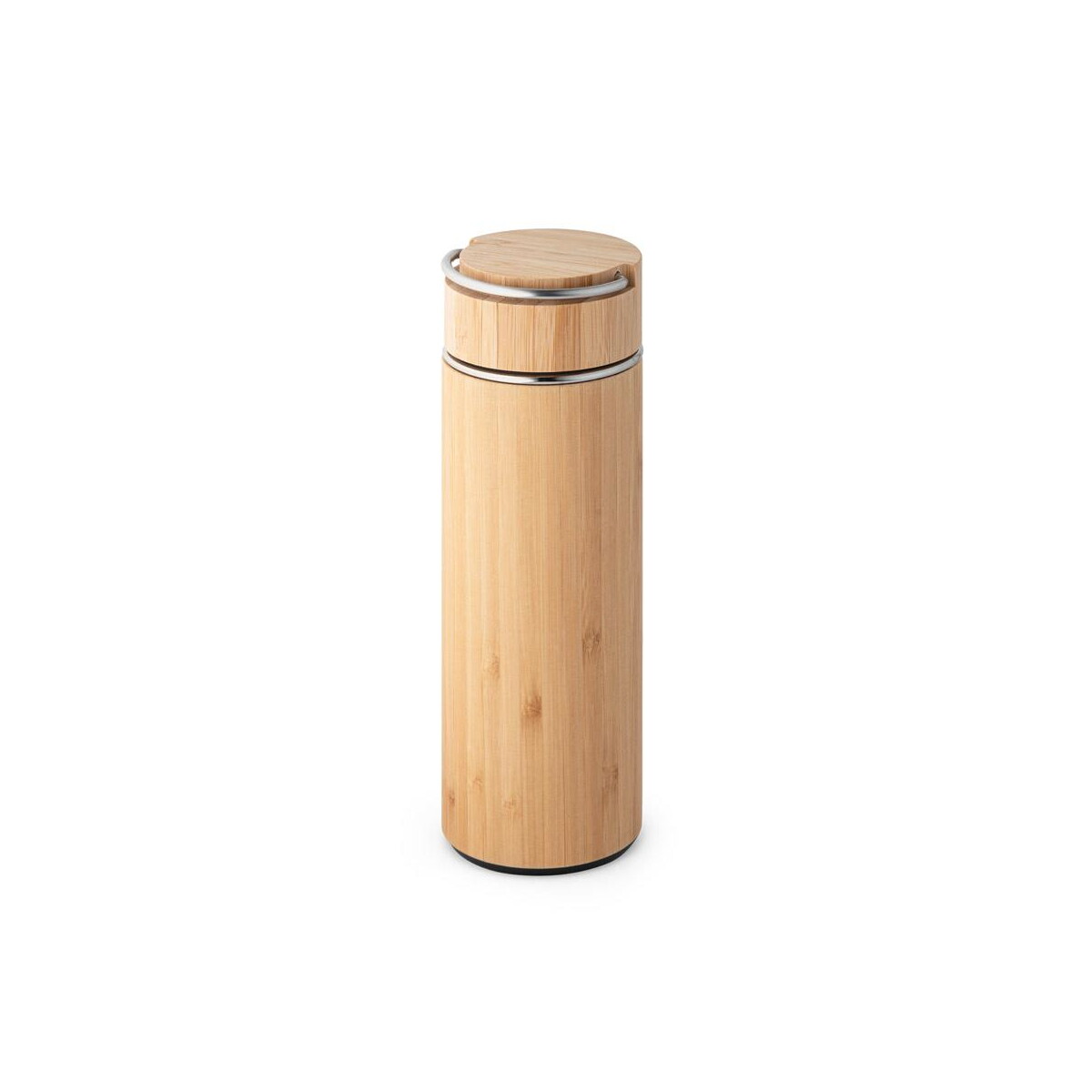 Termosy z logo – sow. termos z bambusa i stali nierdzewnej 440 ml 94239_160-a SOW. Termos z bambusa i stali nierdzewnej 440 ml 94239_160-a