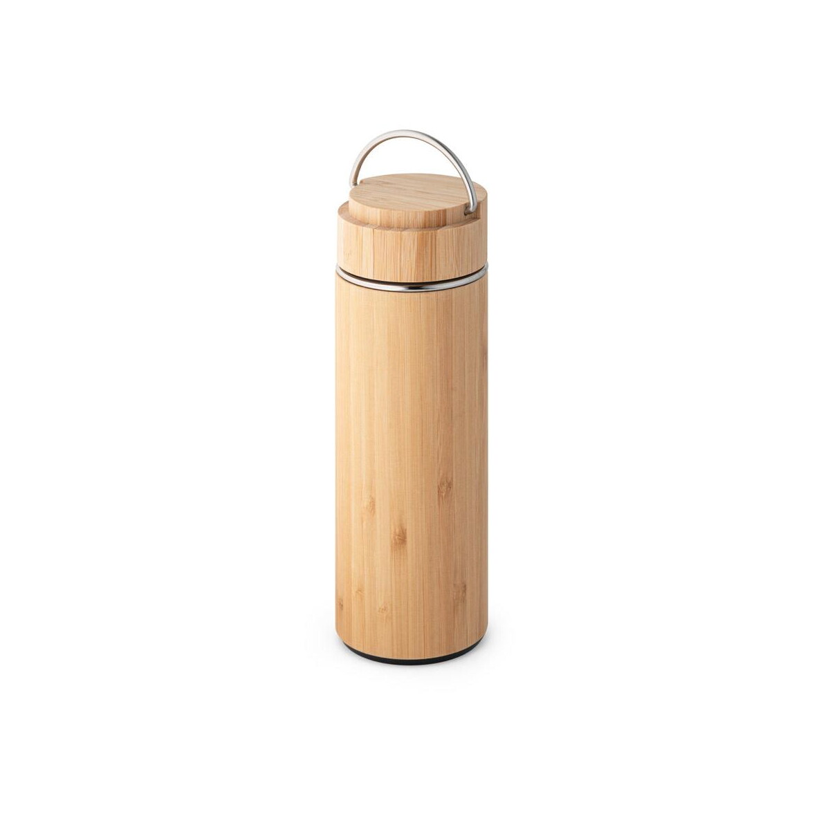 Termosy z logo – sow. termos z bambusa i stali nierdzewnej 440 ml 94239_160 SOW. Termos z bambusa i stali nierdzewnej 440 ml 94239_160