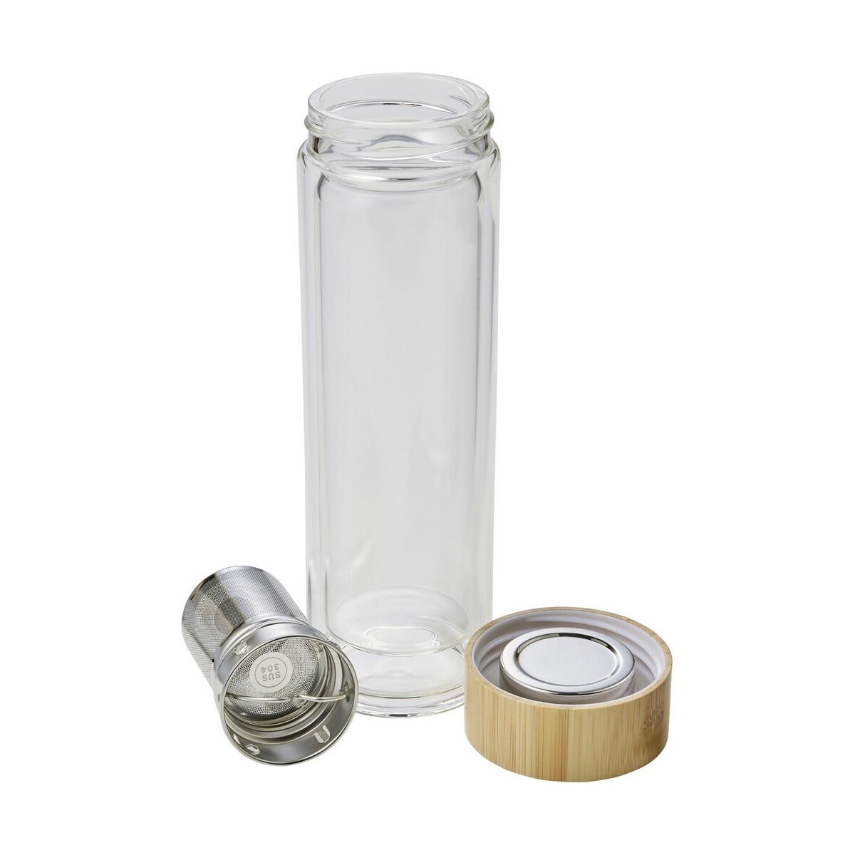 Termosy z logo – szklany termos 420 ml, posiada sitko zatrzymujące fusy V0774-18_AAA02 Szklany termos 420 ml, posiada sitko zatrzymujące fusy V0774-18_AAA02