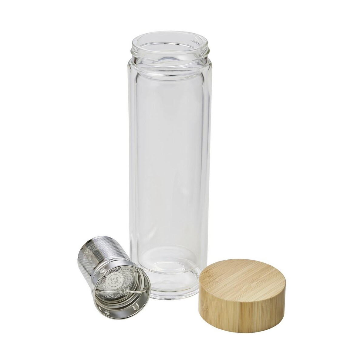 Termosy z logo – szklany termos 420 ml, posiada sitko zatrzymujące fusy V0774-18_AAA03 Szklany termos 420 ml, posiada sitko zatrzymujące fusy V0774-18_AAA03