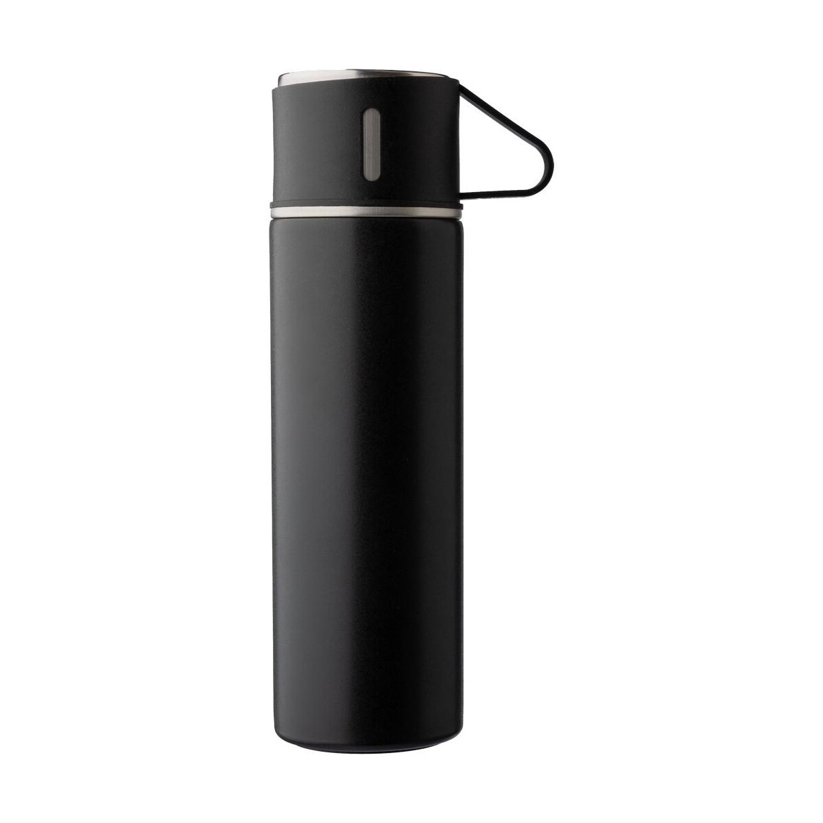 Termosy z logo – termos 420 ml, trzy kubki 150 ml VA195-03_AAB01 Termos 420 ml, trzy kubki 150 ml VA195-03_AAB01
