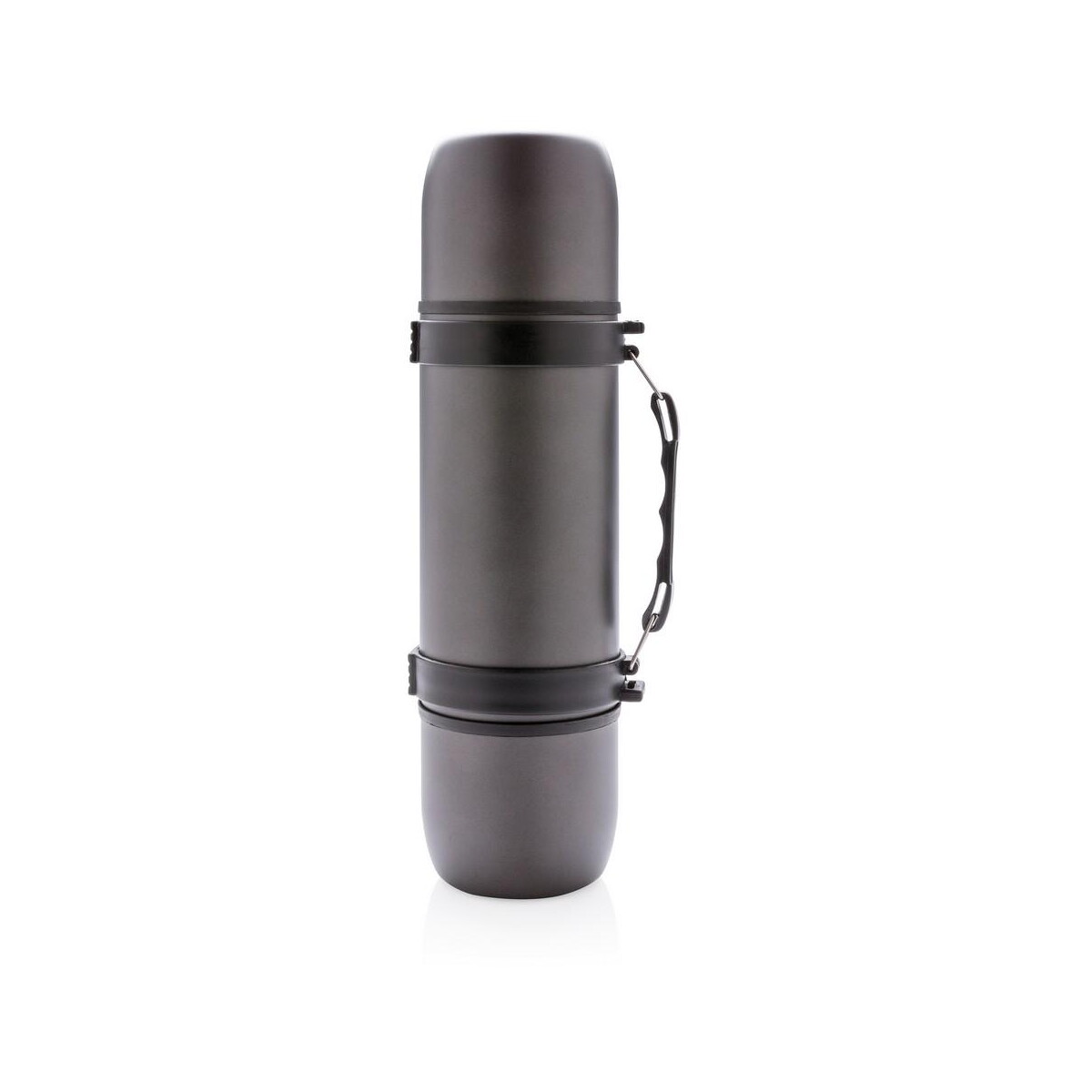 Termosy z logo – termos 700 ml, 2 kubki swiss peak P433.330__B_3 Termos 700 ml, 2 kubki Swiss Peak P433.330__B_3