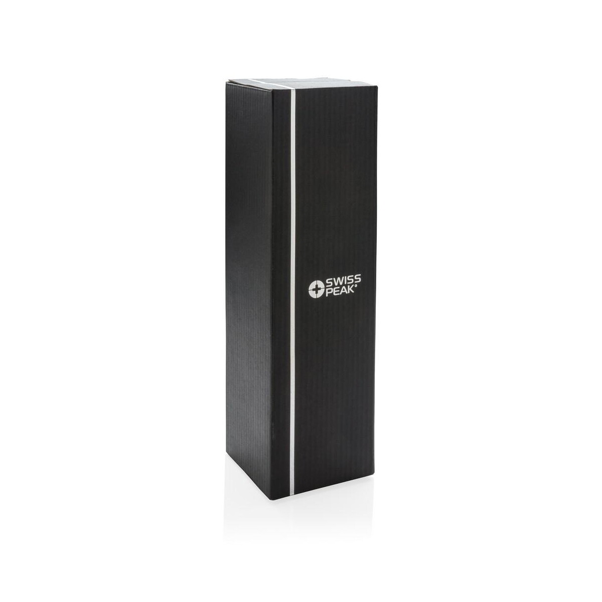 Termosy z logo – termos 700 ml, 2 kubki swiss peak P433.330__B_9 Termos 700 ml, 2 kubki Swiss Peak P433.330__B_9