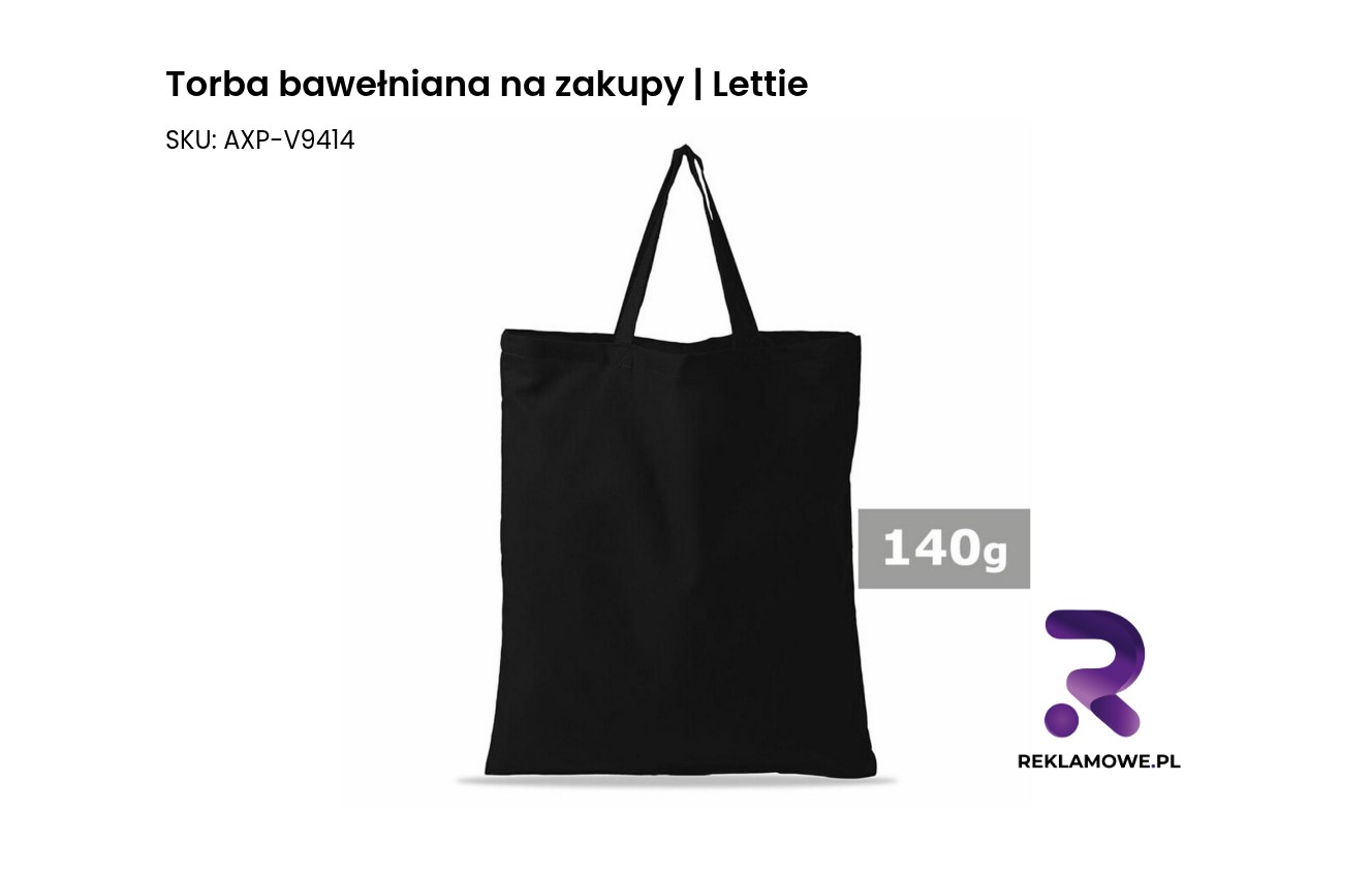 Torba bawełniana na zakupy Lettie – ekologiczna torba wielokrotnego użytku