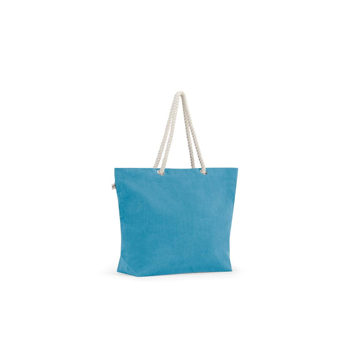 Torby bawełniane z logo – athens. torba plażowa z bawełny pochodzącej z recyklingu (70%) i poliestru pochodzącego z recyklingu (30%) (220 g/m²) 92539_124 ATHENS. Torba plażowa z bawełny pochodzącej z recyklingu (70%) i poliestru pochodzącego z recyklingu (30%) (220 g/m²) 92539_124