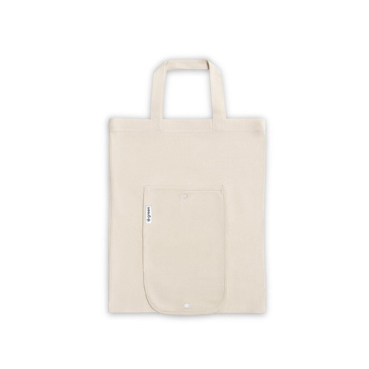 Torby bawełniane z logo – beirut. składana torba z bawełny (50%), bawełny z recyklingu (30%) i poliestru (20% rpet) (140 g/m²) 92332_150 BEIRUT. Składana torba z bawełny (50%), bawełny z recyklingu (30%) i poliestru (20% rPET) (140 g/m²) 92332_150