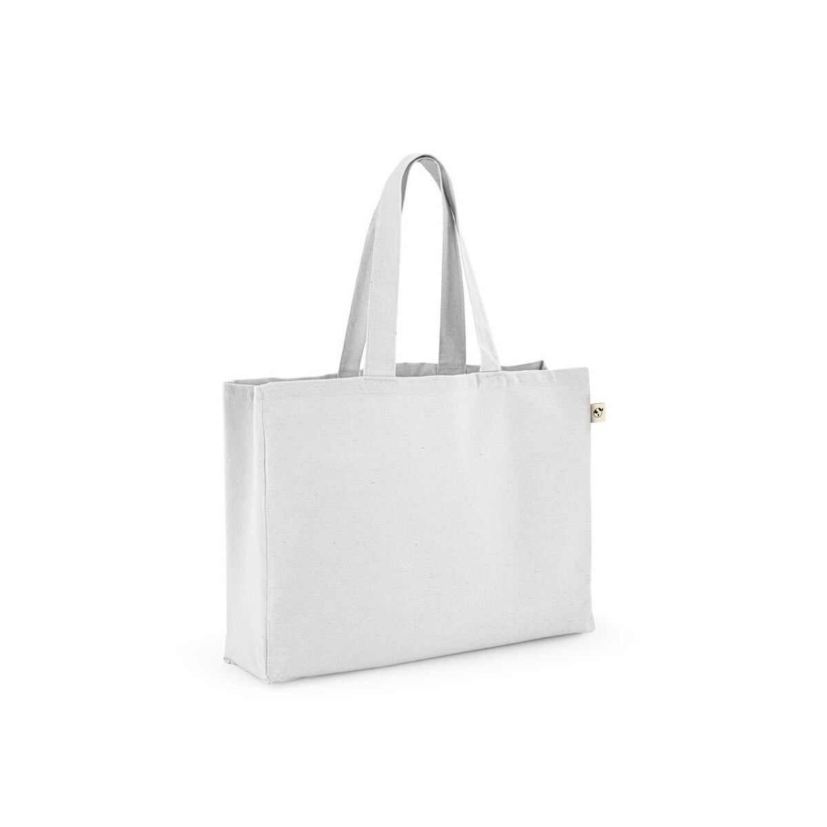Torby bawełniane z logo – camden. torba z bawełny (50%), bawełny z recyklingu (30%) i poliester (20% rpet) (280 g/ m²) 92327_106-a CAMDEN. Torba z bawełny (50%), bawełny z recyklingu (30%) i poliester (20% rPET) (280 g/ m²) 92327_106-a