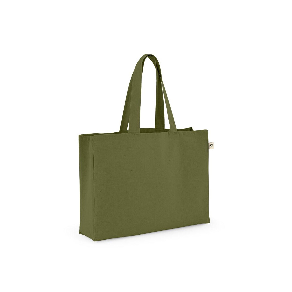 Torby bawełniane z logo – camden. torba z bawełny (50%), bawełny z recyklingu (30%) i poliester (20% rpet) (280 g/ m²) 92327_129-a CAMDEN. Torba z bawełny (50%), bawełny z recyklingu (30%) i poliester (20% rPET) (280 g/ m²) 92327_129-a