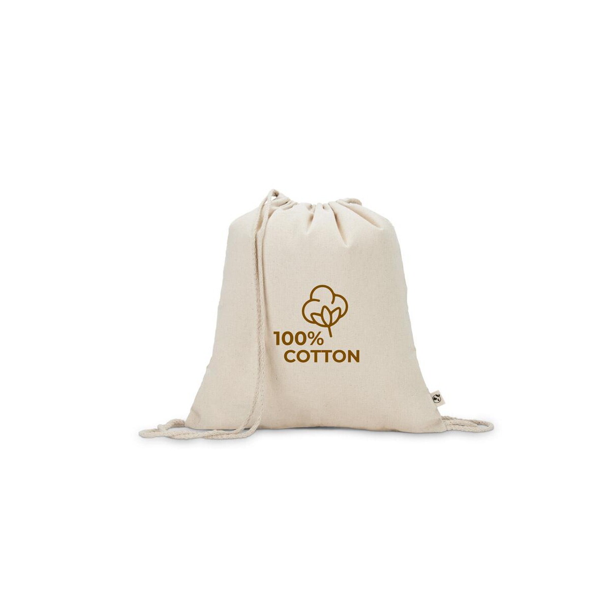 Torby bawełniane z logo – maiorca. torba na plecak wykonana w 100% z bawełny pochodzącej z recyklingu (180 g/m²) 92374_150-logo MAIORCA. Torba na plecak wykonana w 100% z bawełny pochodzącej z recyklingu (180 g/m²) 92374_150-logo