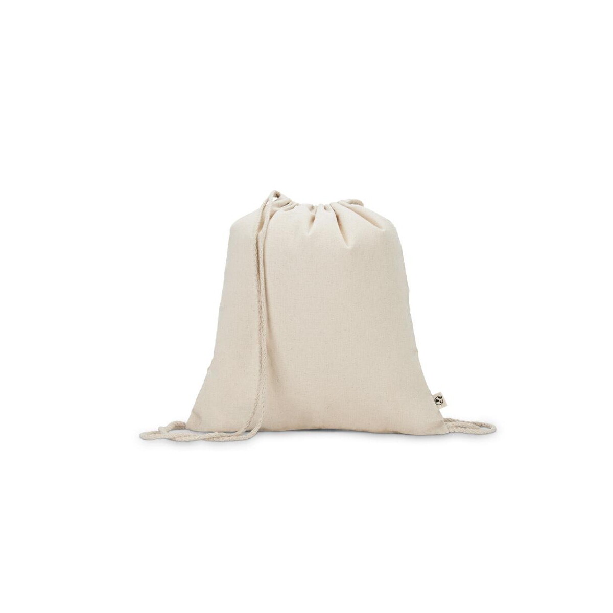 Torby bawełniane z logo – maiorca. torba na plecak wykonana w 100% z bawełny pochodzącej z recyklingu (180 g/m²) 92374_150 MAIORCA. Torba na plecak wykonana w 100% z bawełny pochodzącej z recyklingu (180 g/m²) 92374_150