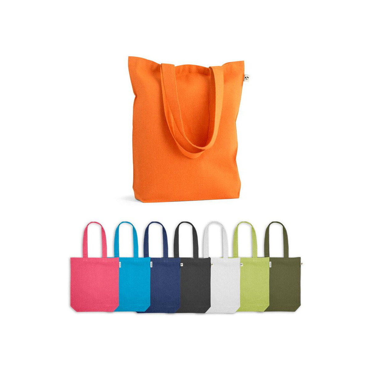 Torby bawełniane z logo – merida. torba z bawełny (50%), bawełny z recyklingu (30%) i poliester (20% rpet) (220 g/ m²) 92326_set MERIDA. Torba z bawełny (50%), bawełny z recyklingu (30%) i poliester (20% rPET) (220 g/ m²) 92326_set