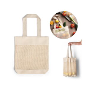 MUMBAI. Torba z siatki wykonana w 100% z bawełny (180 g/m²) 92927_set