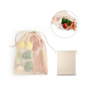 NAPOLI. Torba ze 100% bawełny (120 g/m²) z siateczką ze 100% bawełny z przodu (100 g/m²) 92935_set
