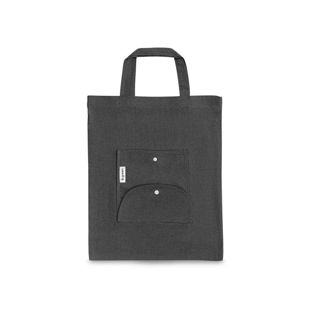 Torby bawełniane z logo – siena. składana torba z bawełny (50%), bawełny z recyklingu (30%) i poliestru (20% rpet) (140 g/m²) 92328_103 SIENA. Składana torba z bawełny (50%), bawełny z recyklingu (30%) i poliestru (20% rPET) (140 g/m²) 92328_103