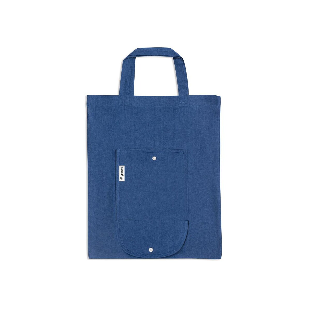 Torby bawełniane z logo – siena. składana torba z bawełny (50%), bawełny z recyklingu (30%) i poliestru (20% rpet) (140 g/m²) 92328_104 SIENA. Składana torba z bawełny (50%), bawełny z recyklingu (30%) i poliestru (20% rPET) (140 g/m²) 92328_104