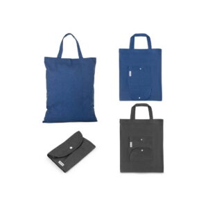 SIENA. Składana torba z bawełny (50%), bawełny z recyklingu (30%) i poliestru (20% rPET) (140 g/m²) 92328_set