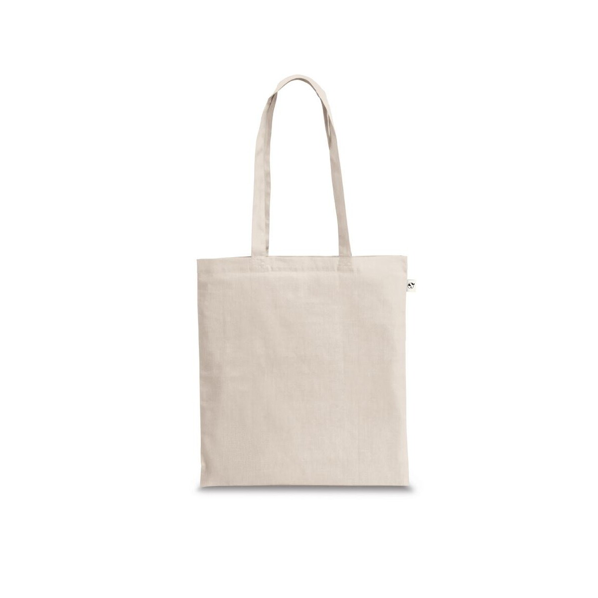 Torby bawełniane z logo – svaneti. torba wykonana w recyklingowanej bawełny (70%) i w poliestru (30% rpet) (150 g/m²) 92391_150 SVANETI. Torba wykonana w recyklingowanej bawełny (70%) i w poliestru (30% rPET) (150 g/m²) 92391_150