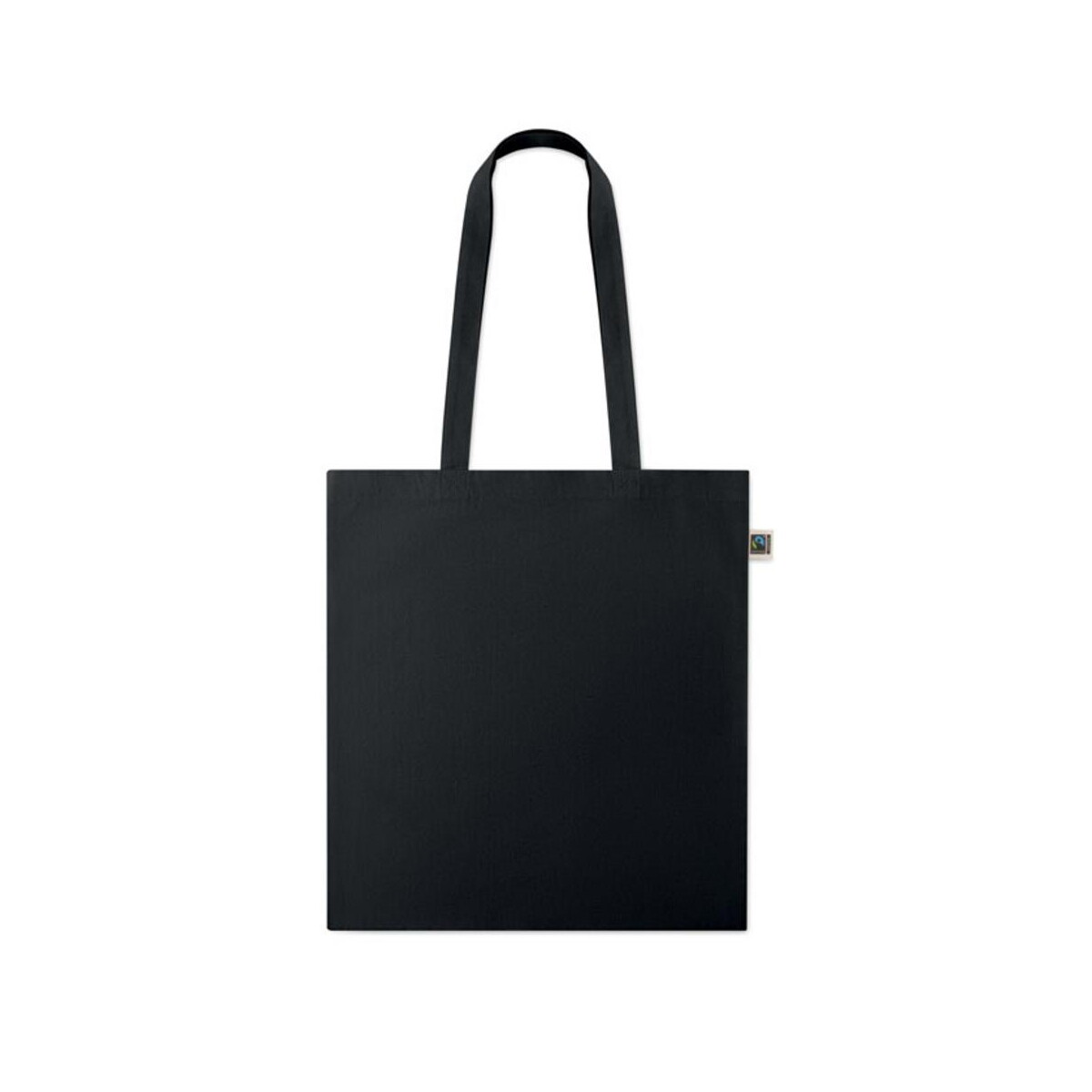 Torby bawełniane z logo – torba na zakupy fairtrade 180gr osole+ colour mo2589-03-back Torba na zakupy Fairtrade 180gr OSOLE+ COLOUR mo2589-03-back