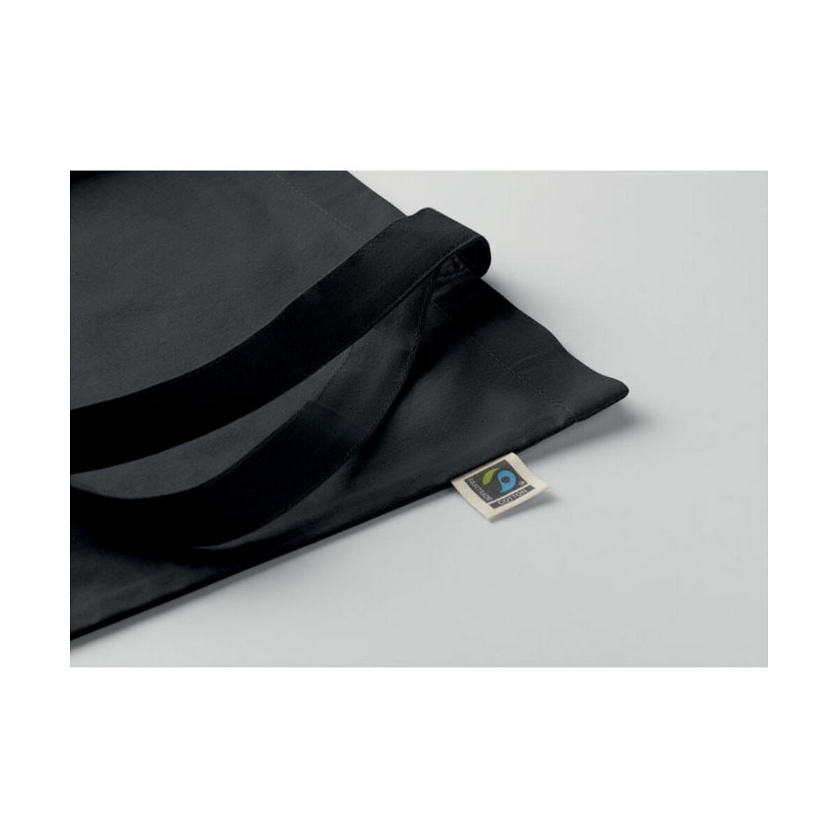 Torby bawełniane z logo – torba na zakupy fairtrade 180gr osole+ colour mo2589-03-open Torba na zakupy Fairtrade 180gr OSOLE+ COLOUR mo2589-03-open