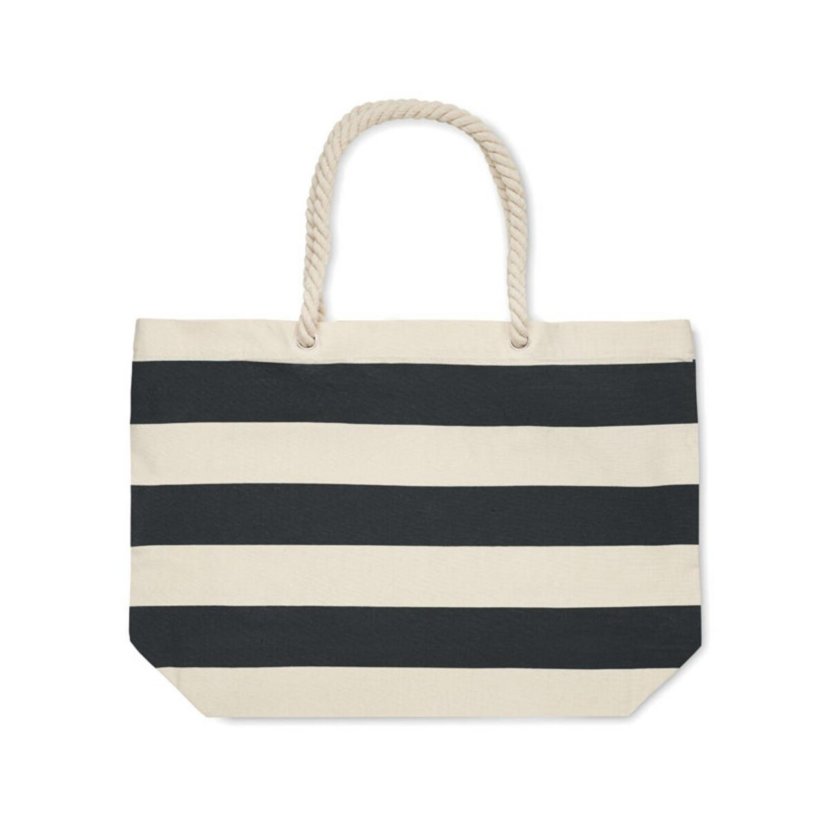 Torby bawełniane z logo – torba plażowa bawełna 220gr/m² heaven stripe mo2126-03-back Torba plażowa bawełna 220gr/m² HEAVEN STRIPE mo2126-03-back