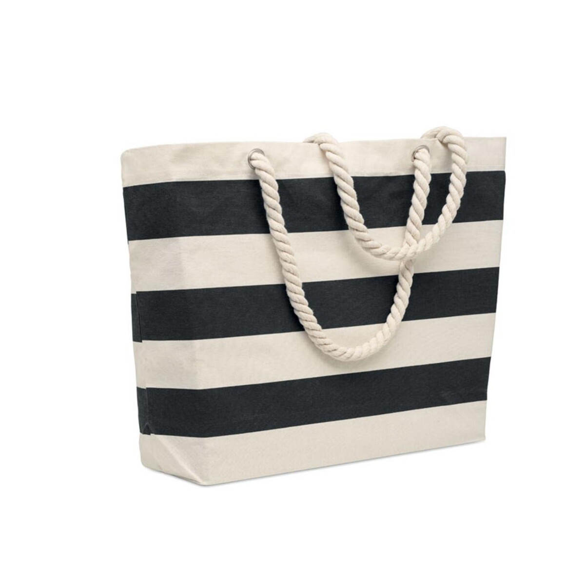 Torby bawełniane z logo – torba plażowa bawełna 220gr/m² heaven stripe mo2126-03 Torba plażowa bawełna 220gr/m² HEAVEN STRIPE mo2126-03