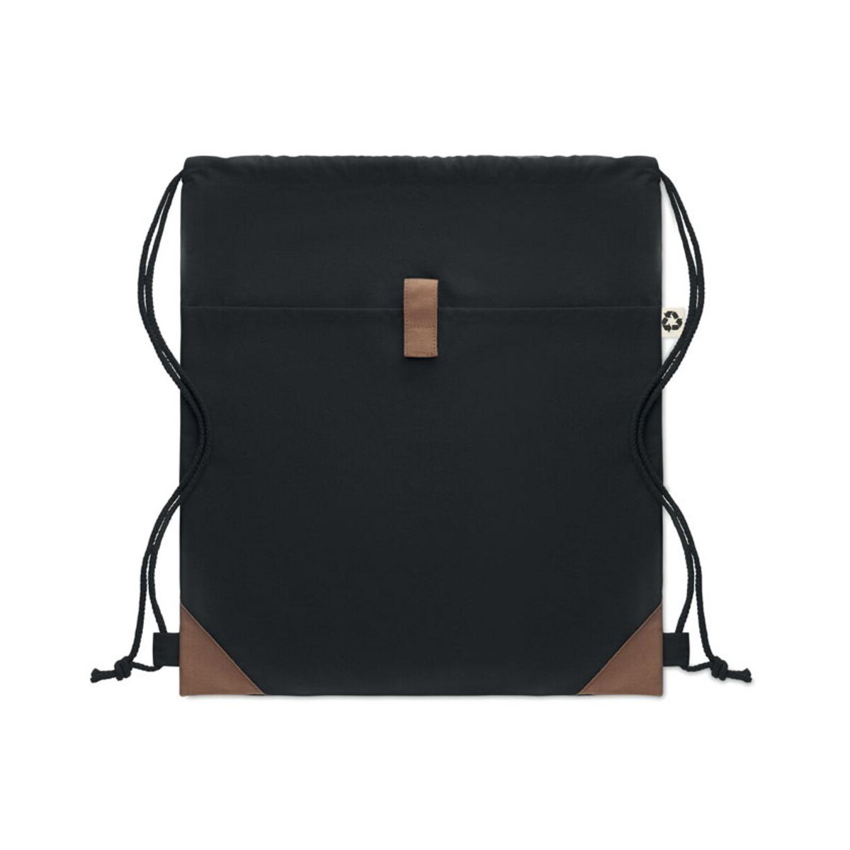 Torby bawełniane z logo – torba z bawełny z recyklingu panda bag mo6550-03-side Torba z bawełny z recyklingu PANDA BAG mo6550-03-side