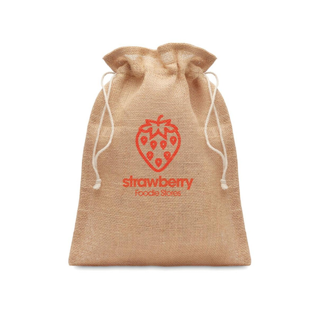 Torby bawełniane z logo – torebka prezentowa z juty jute small mo9928-13-print Torebka prezentowa z juty JUTE SMALL mo9928-13-print