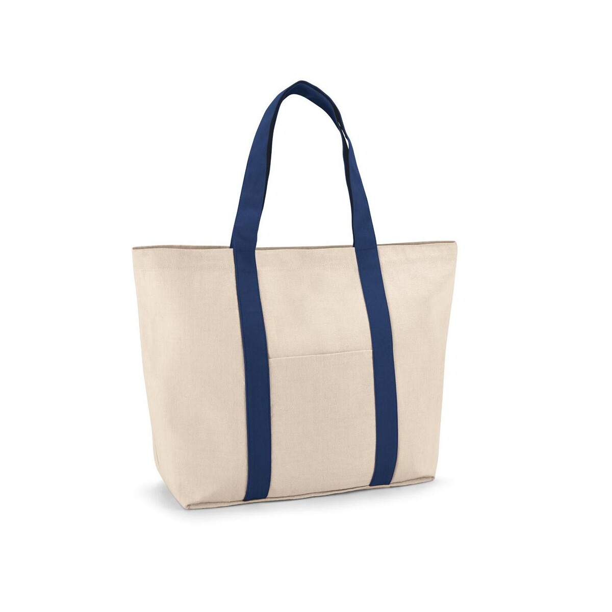 Torby bawełniane z logo – ville. płócienna torba 100% bawełna z przednią i wewnętrzną kieszenią (280 g/m²) 92824_104 VILLE. Płócienna torba 100% bawełna z przednią i wewnętrzną kieszenią (280 g/m²) 92824_104