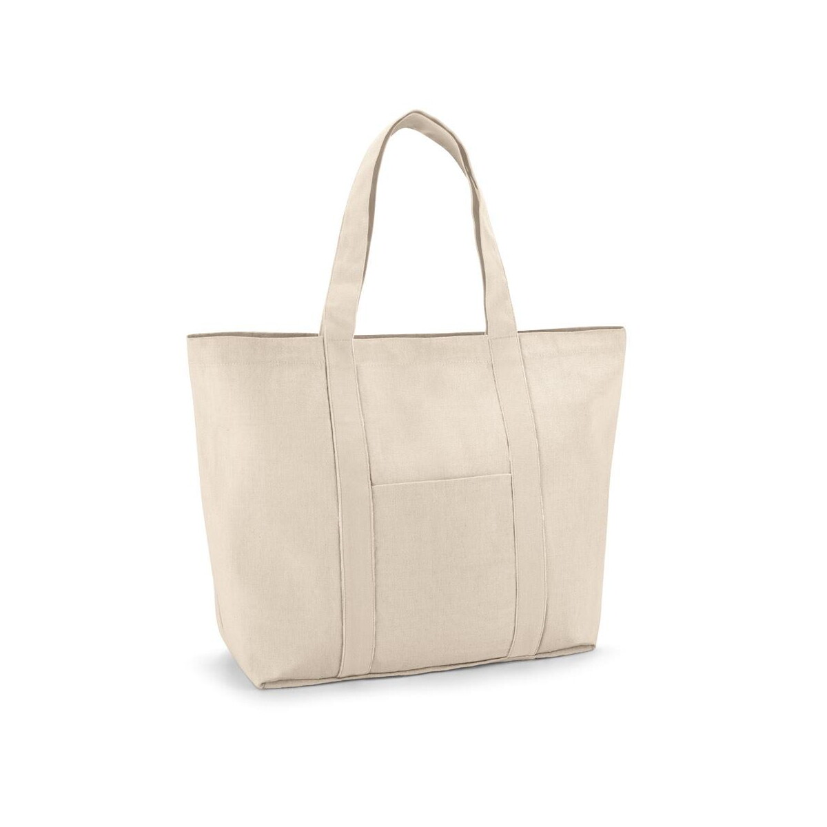 Torby bawełniane z logo – ville. płócienna torba 100% bawełna z przednią i wewnętrzną kieszenią (280 g/m²) 92824_150 VILLE. Płócienna torba 100% bawełna z przednią i wewnętrzną kieszenią (280 g/m²) 92824_150
