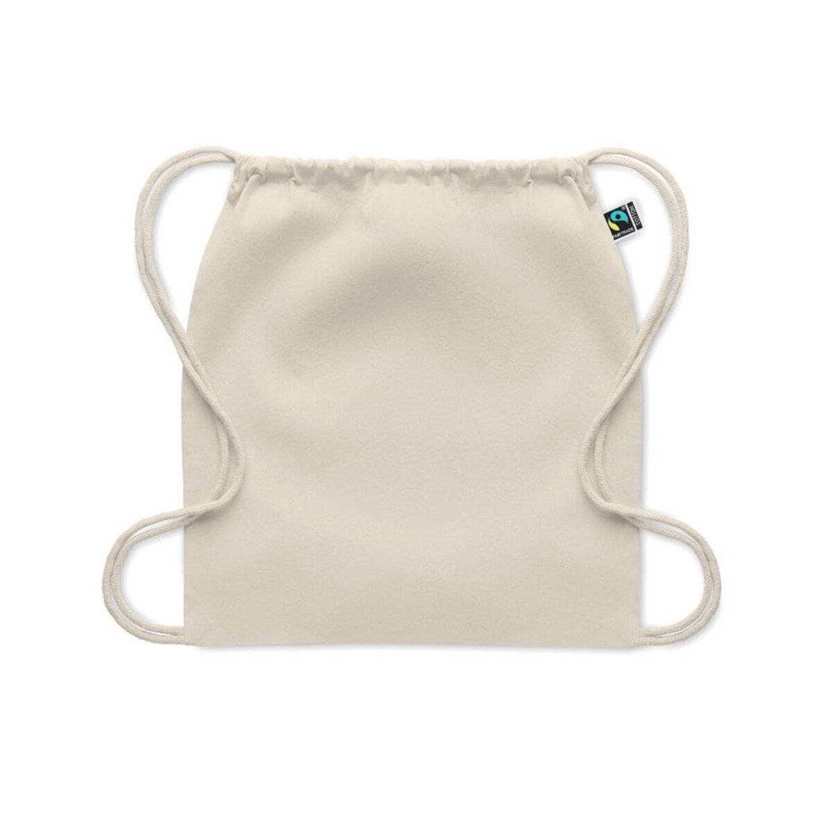 Torby bawełniane z logo – worek ze sznurkiem fairtrade osole draw mo2096-13-side Worek ze sznurkiem Fairtrade OSOLE DRAW mo2096-13-side