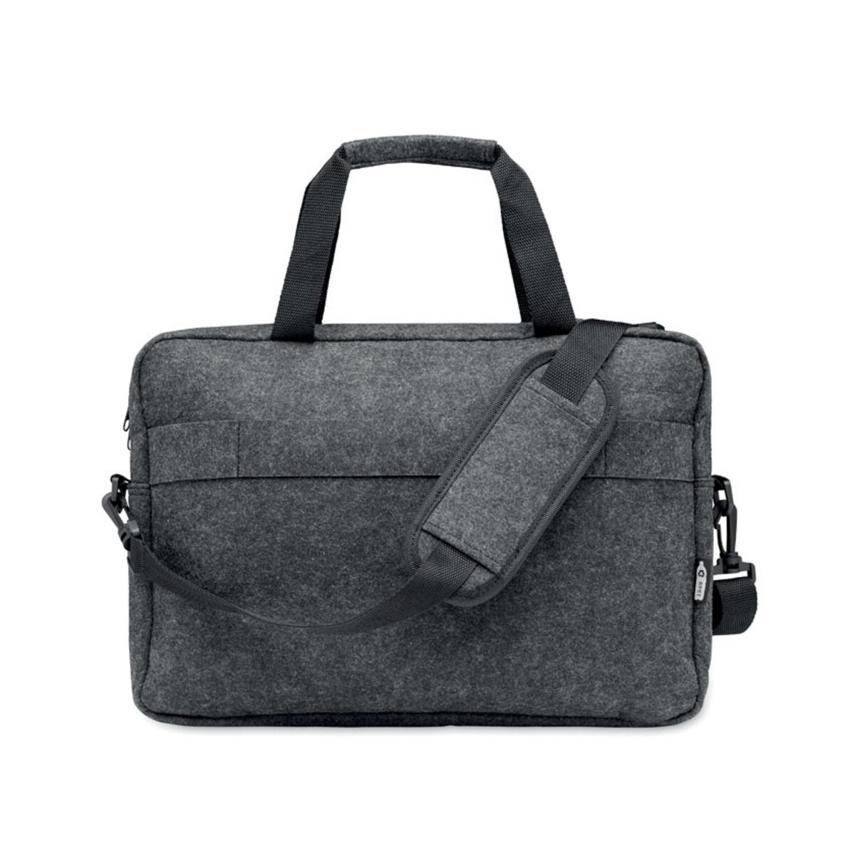Torby na laptopa z logo – 15-cal torba na laptop z rpet plana mo2165-15-side 15-cal torba na laptop z RPET PLANA mo2165-15-side