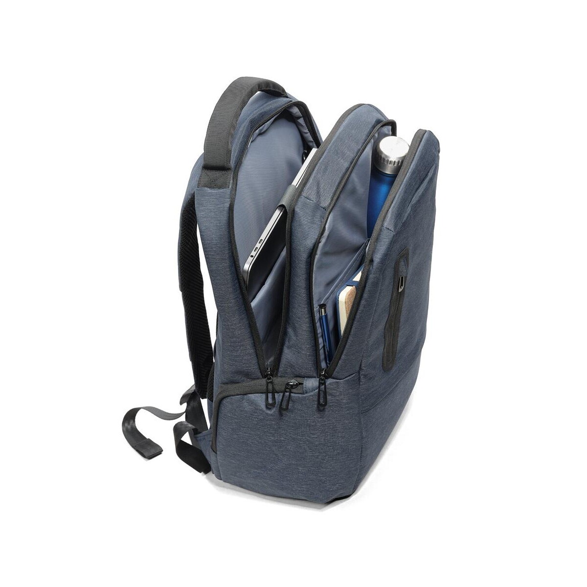 Torby na laptopa z logo – boston. plecak na laptopa 17″ z wodoodpornego nylonu 2tone 92675_104-d BOSTON. Plecak na laptopa 17