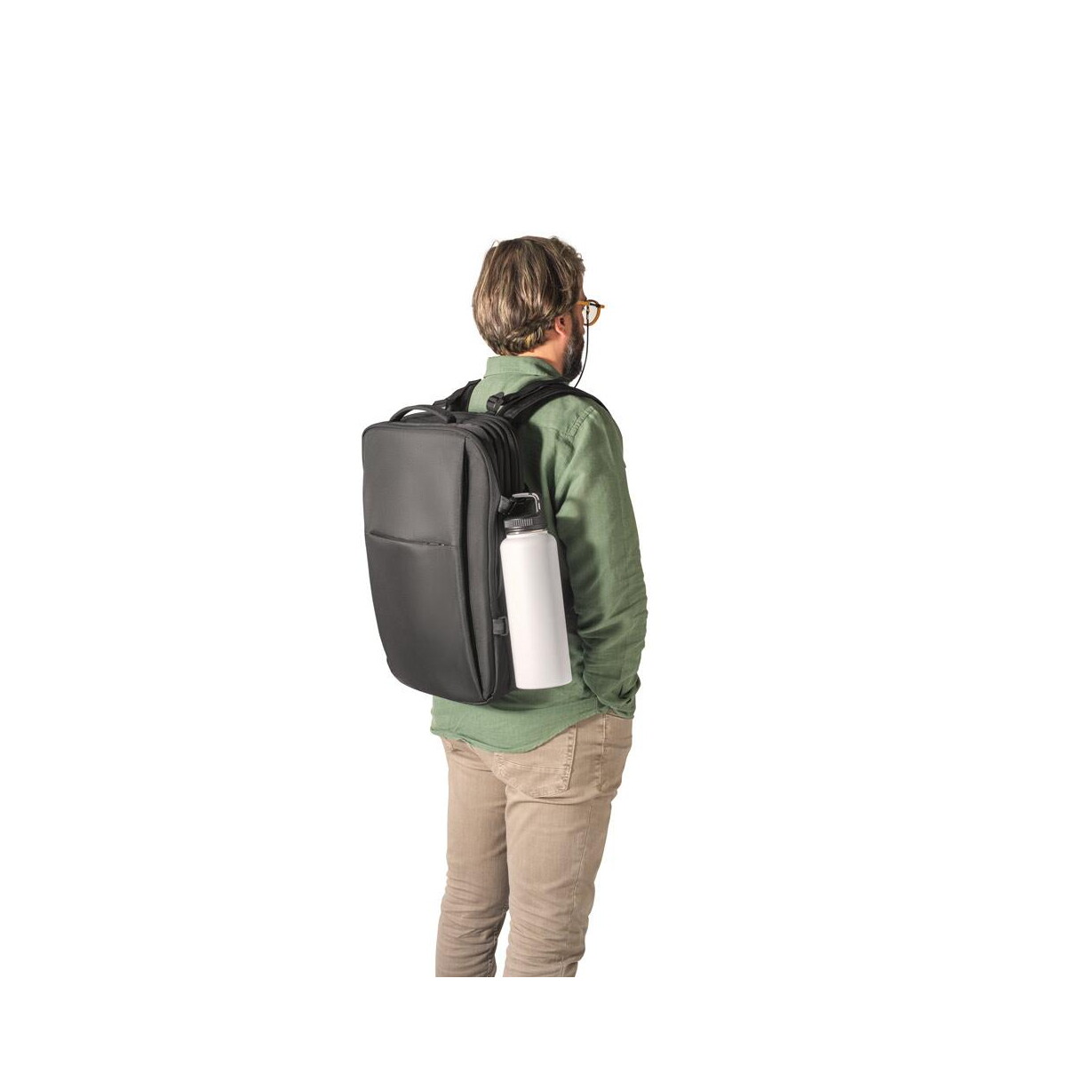 Torby na laptopa z logo – dallas. plecak podróżny z poliestru 600d o wysokiej gęstości z recyklingu na laptopa 17.3” 92318_103-e DALLAS. Plecak podróżny z poliestru 600D o wysokiej gęstości z recyklingu na laptopa 17.3” 92318_103-e