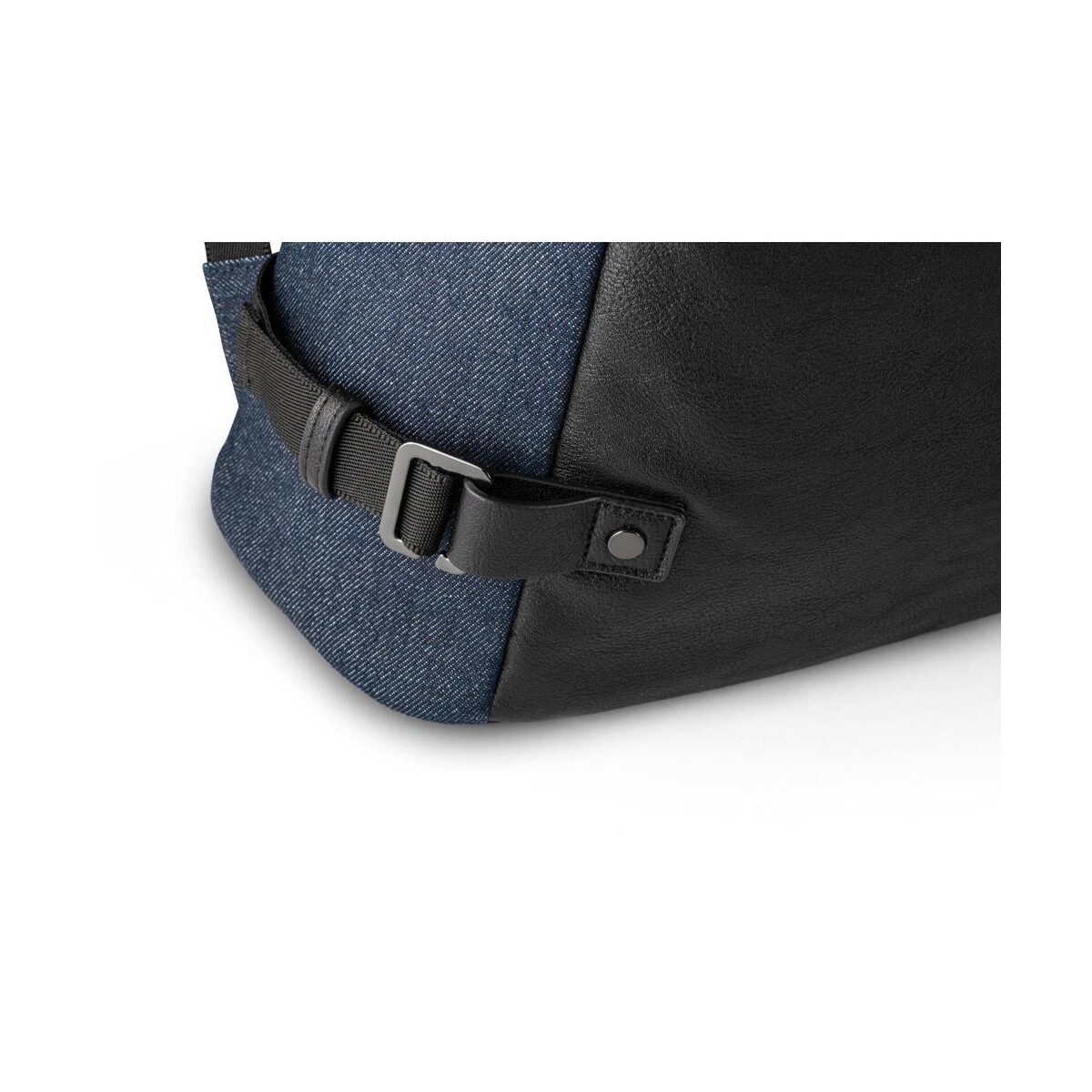 Torby na laptopa z logo – divergent backpack i. plecak na laptopa do 15.6” z dżinsu i pu 92189_134-c DIVERGENT BACKPACK I. Plecak na laptopa do 15.6'' z dżinsu i PU 92189_134-c